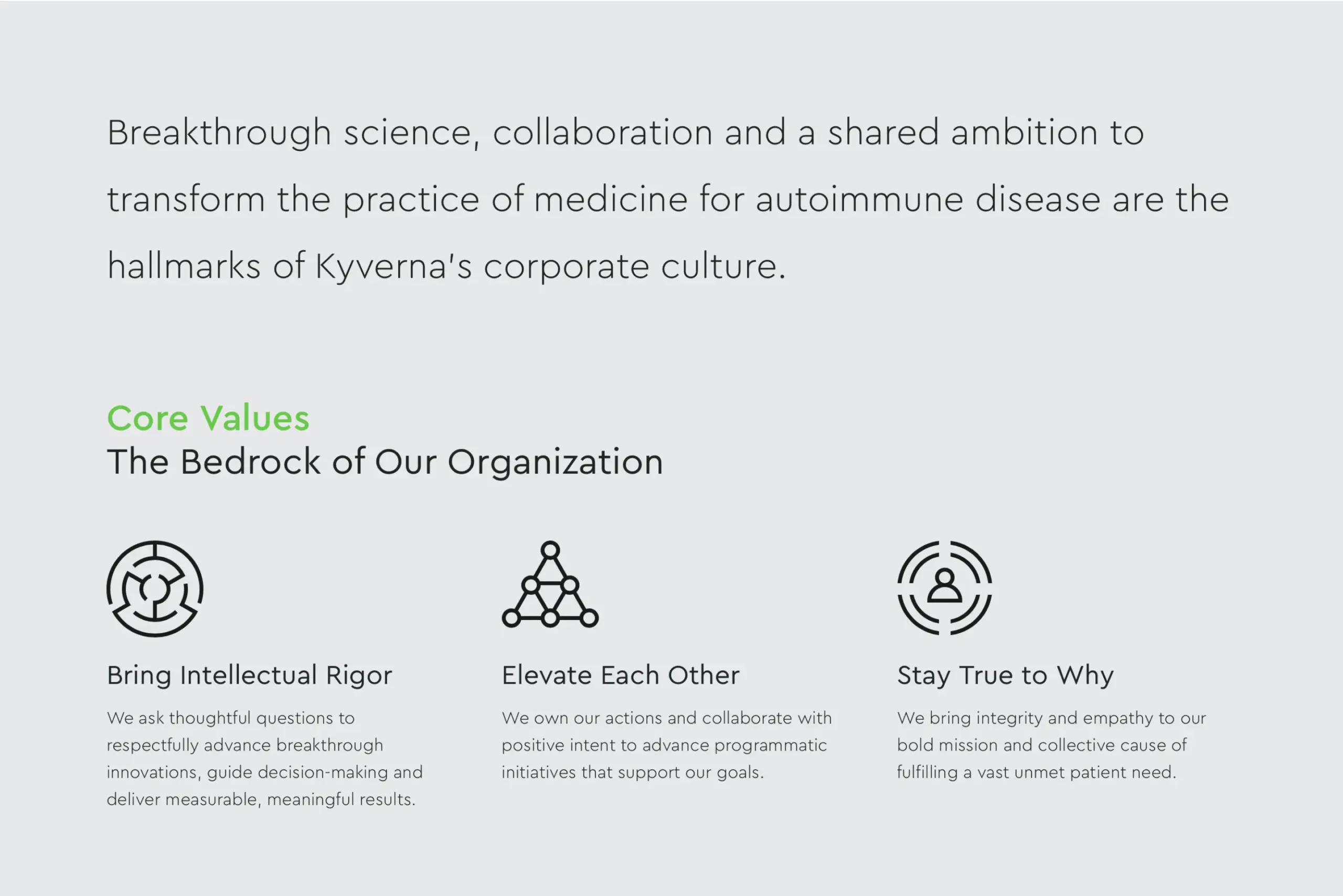 Kyverna Brand Values