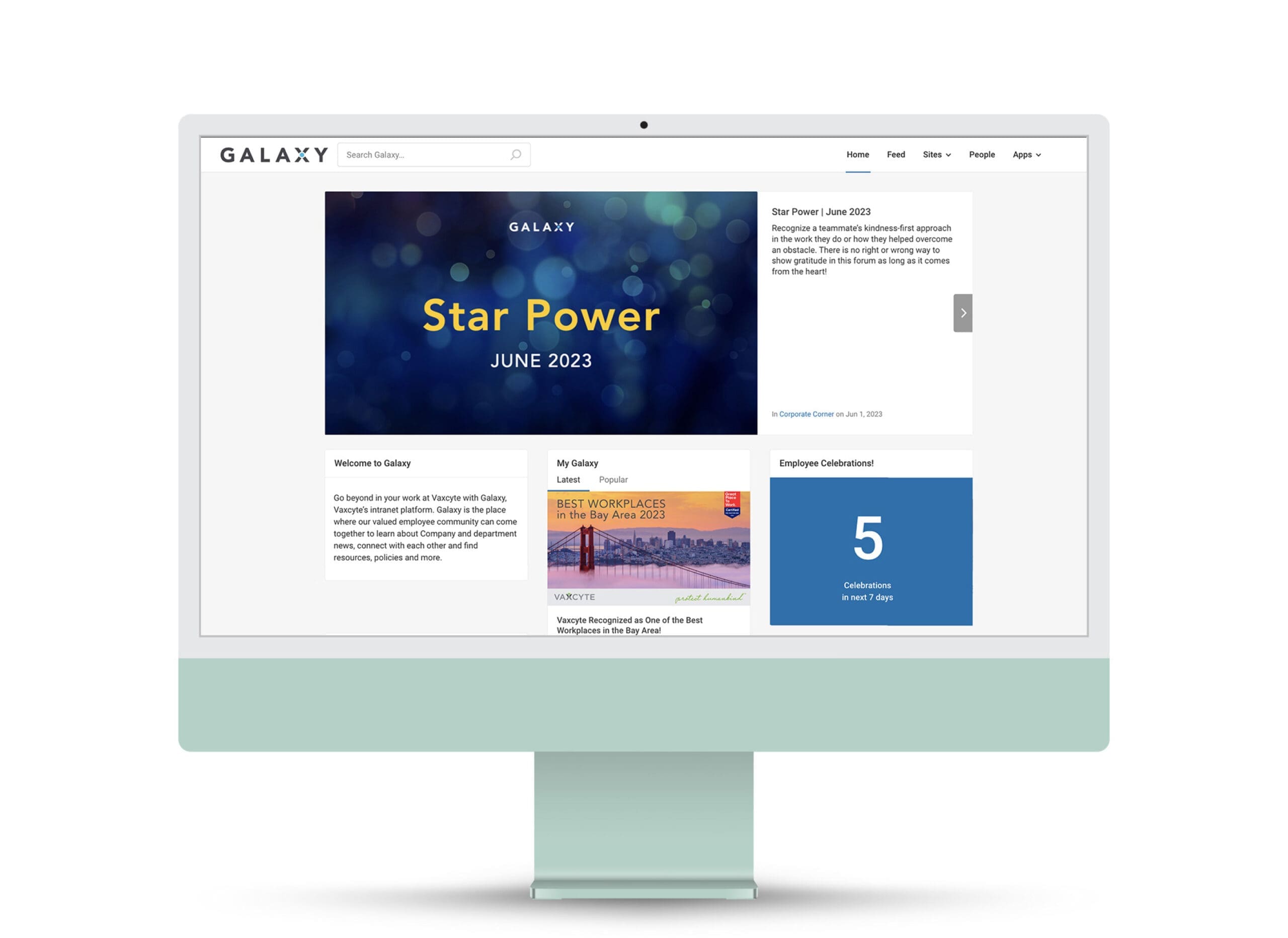 Vaxcyte Galaxy Intranet