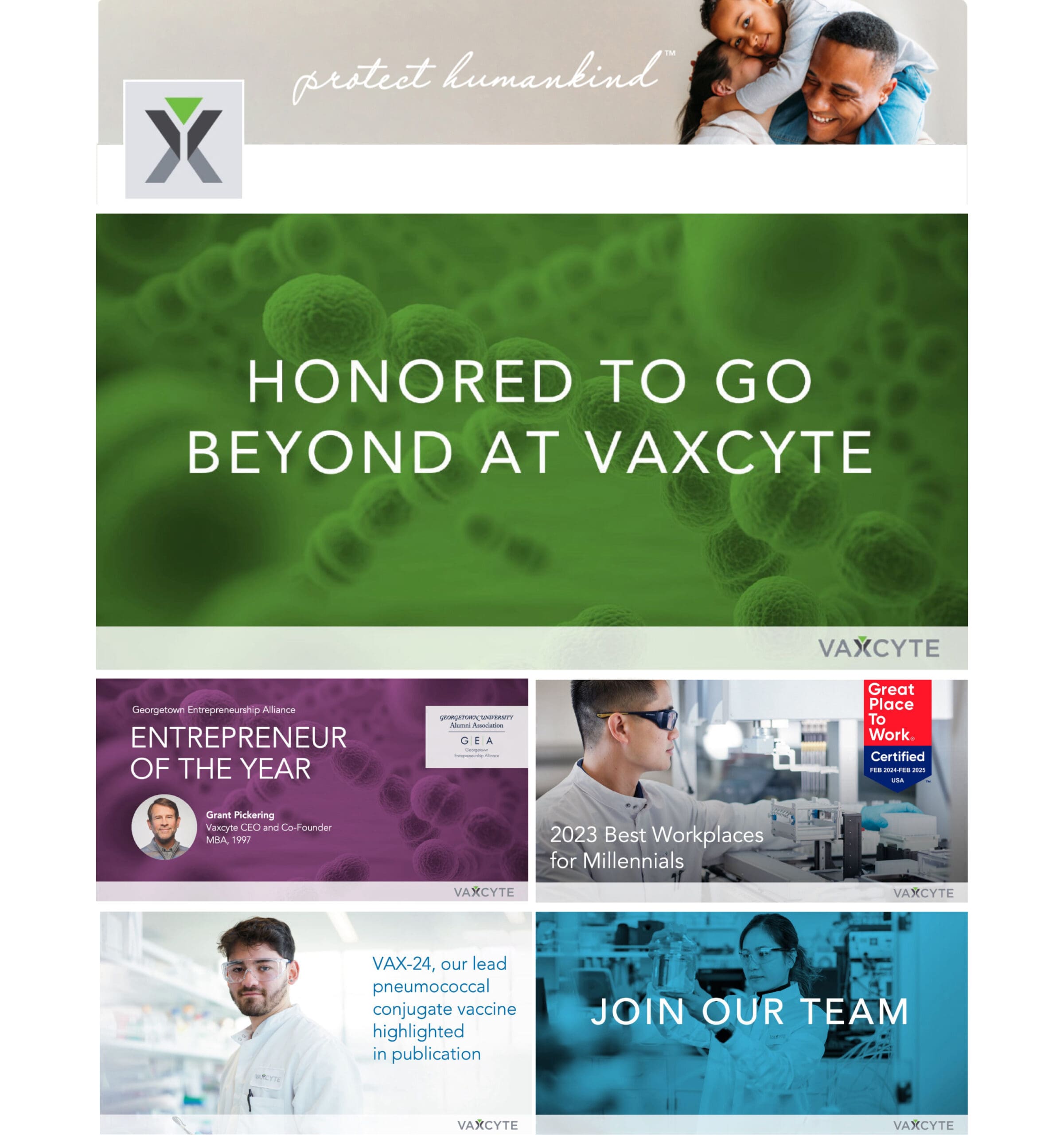 Vaxcyte LinkedIn Campaign