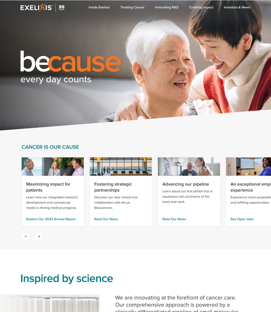 Exelixis Website